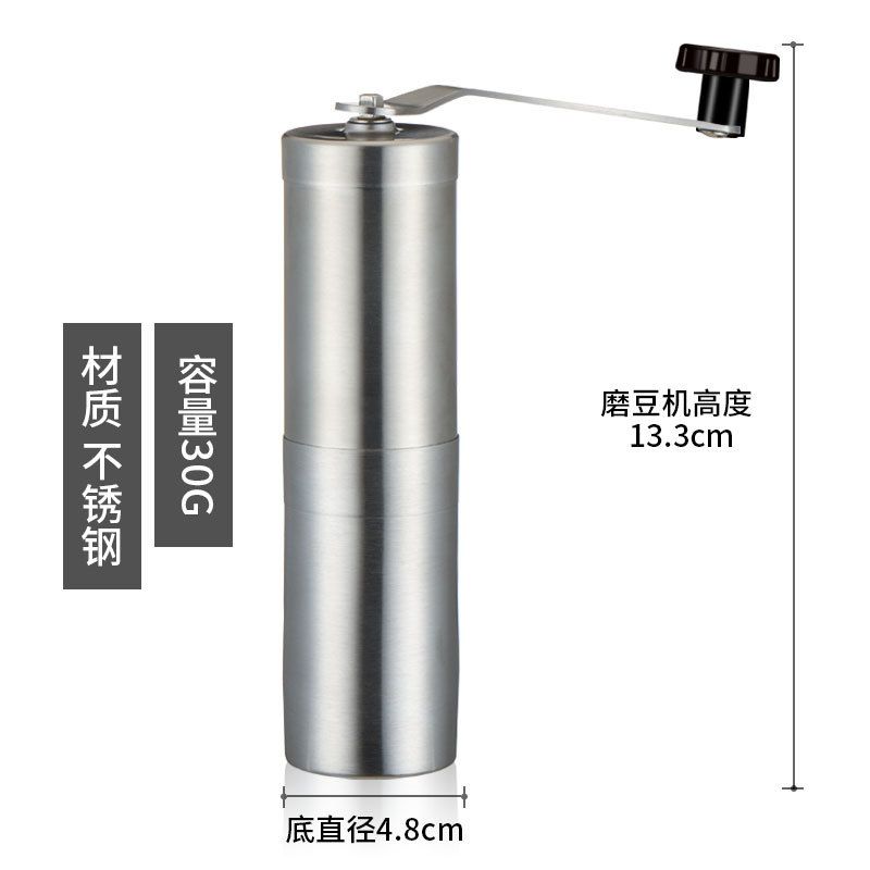 manual coffee beans grinder hand crank mill maker 手动磨粉机 - 图1