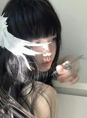 天使翅膀发夹成对拍照道具