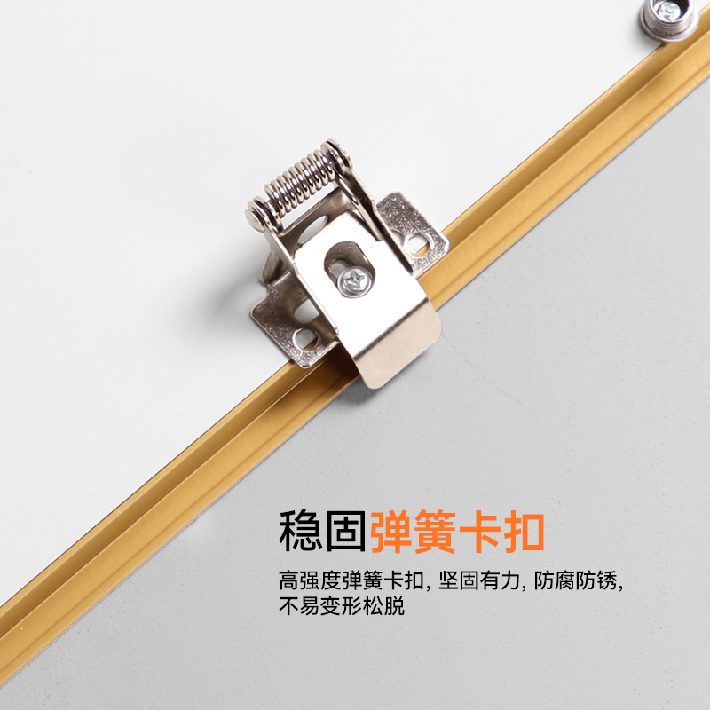 普瑞学习护眼灯嵌入式led石膏板吊顶书桌房长条办公室超薄吸顶灯 - 图1