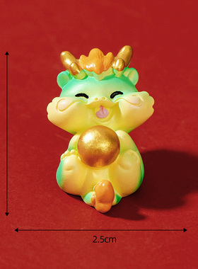 可爱小龙人一飞冲天桌面装饰小摆件办公桌个性创意国潮装饰品