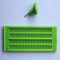 Braille writing tablet 28 square piece of writing blind character thickened with a pen Braille school writing exercises