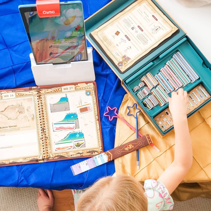 美国Osmo math wizard 数学奇才套装5-10岁儿童早教玩具 ipad益智游戏亲子互动 幼儿园STEAM教育 - 图2