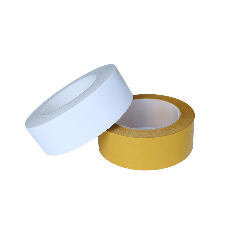 华久超薄耐高温透明双面胶带不残留0.05mm厚PET薄膜双面胶带黄色格拉辛离型纸高粘可移薄膜50米强力工业胶,淘宝优惠券,粉丝福利购,淘宝优惠卷