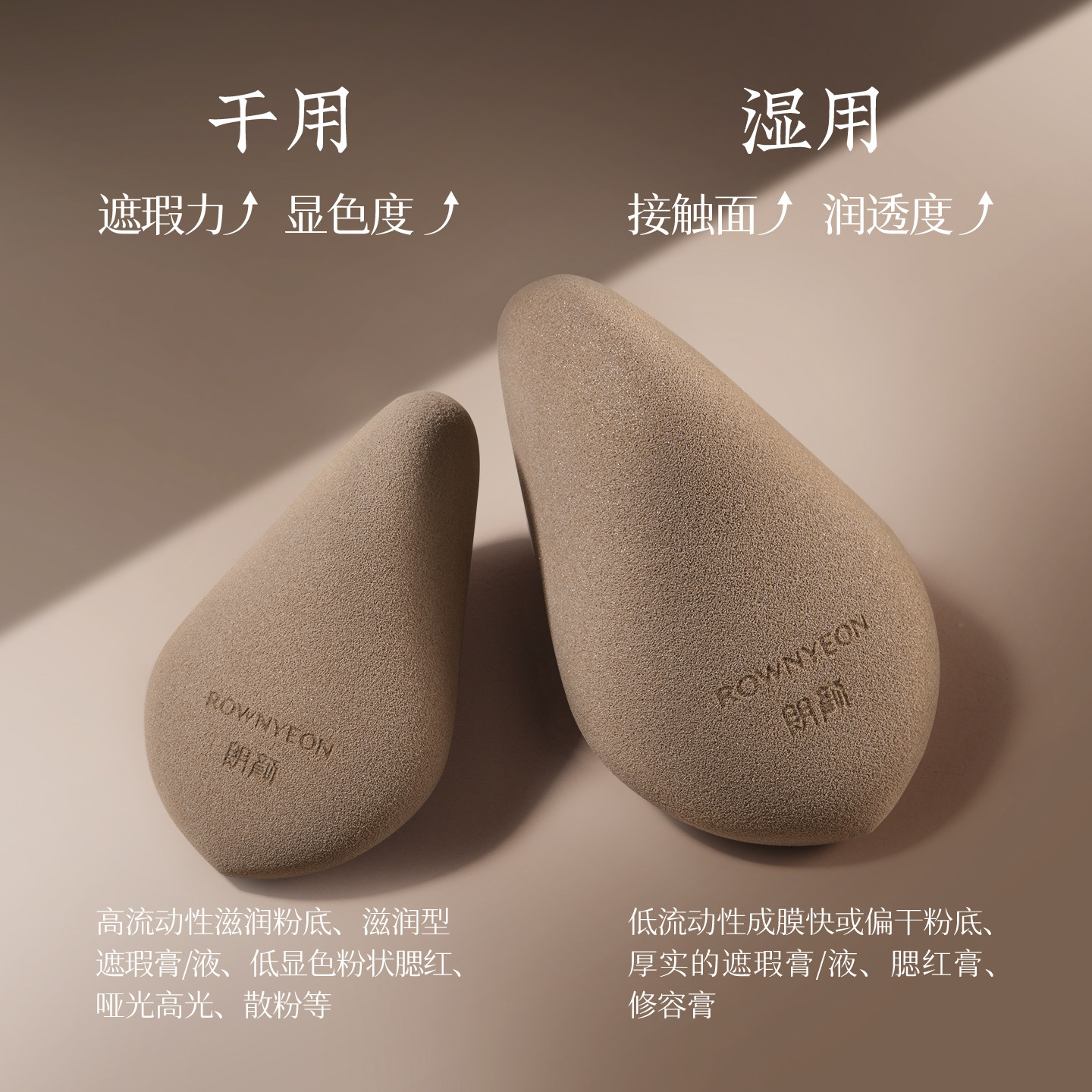 朗颜小奶糕异形粉扑美妆蛋不易吃粉底液专用腮红散粉上妆清透服帖,淘宝优惠券,粉丝福利购,淘宝优惠卷