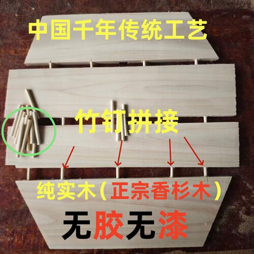 纯手工制作杉木炒锅盖家用大小锅盖老式锅盖铁锅盖圆木锅盖水缸盖 - 图0
