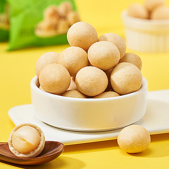 Wasabi flavored macadamia nuts 500g bulk snacks