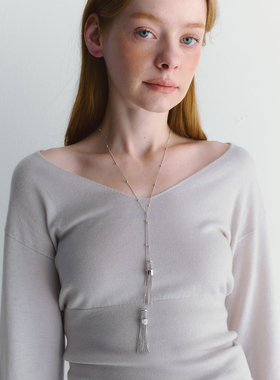 CINNLER高定雏菊流苏设计项链