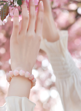 樱花粉白玉菩提根猫爪手