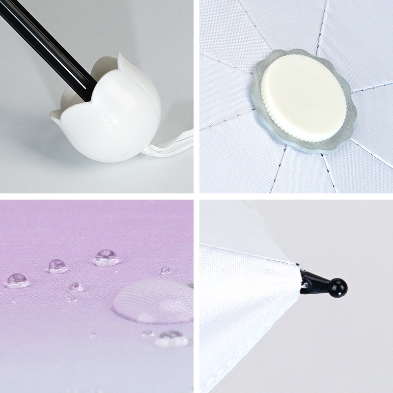 红叶太阳伞晴雨两用女防晒防紫外线小巧便携雨伞折叠高颜值遮阳伞