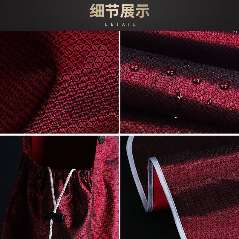 红叶雨衣加大加长电动车摩托车雨披男女款防水防暴雨成人骑车专用