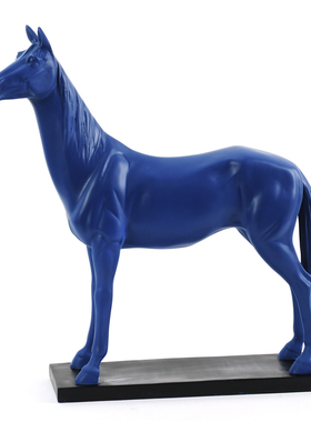 树脂摆件简约客厅马雕塑装饰品
