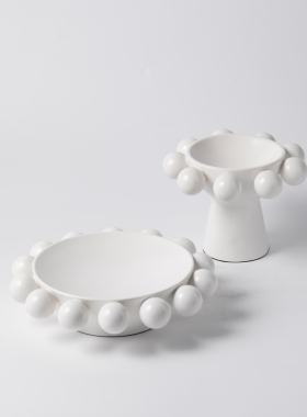 高脚果盘点心盘茶几桌面简约现代