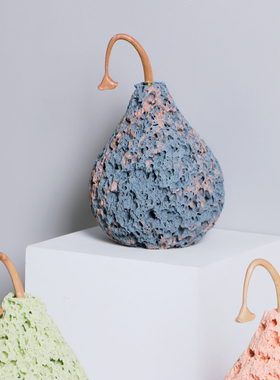 梨子水果摆件客厅装饰品陶瓷现代