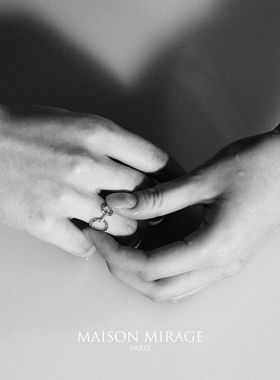 灵界情侣镶嵌原创设计戒指