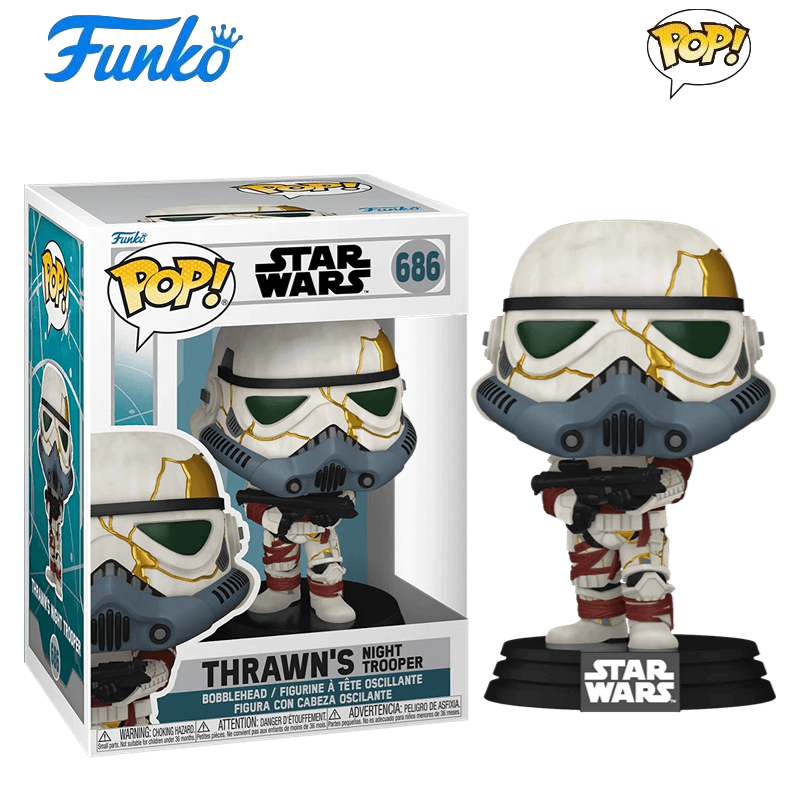 Funko POP星球大战阿索卡Star Wars: Ahsoka索龙夜骑兵公仔手办-图1