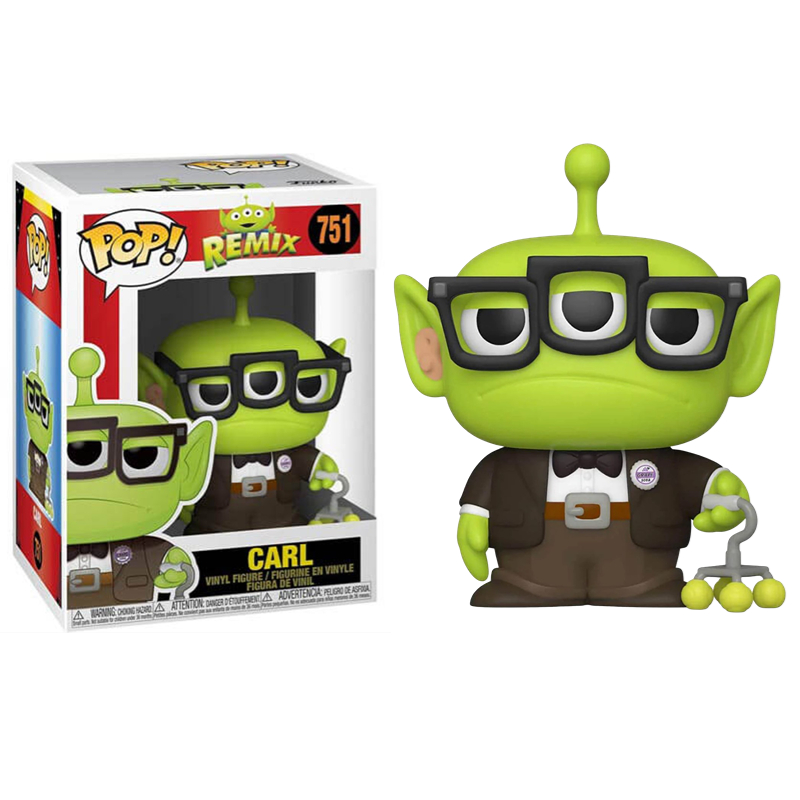 Funko pop三眼仔Alien飞屋环游记装卡尔罗素鸟凯文公仔手办-图2