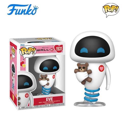 Funko POP 情人节Valentines机器人总动员瓦力Wall-E伊娃Eve手办 - 图1