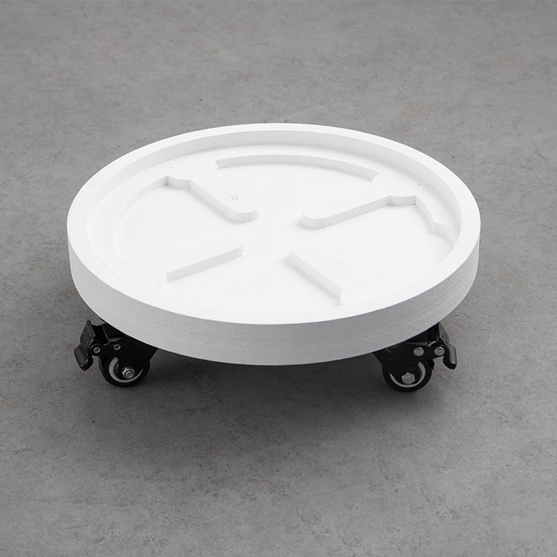 仿水泥花盆带轮移动托盘花托圆形加厚深滚轮包邮垫底座万向轮家用,淘宝优惠券,粉丝福利购,淘宝优惠卷