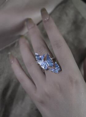 小众设计 潮流 蝶栖戒