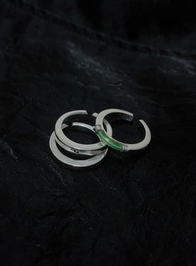 GINGER MI TERRAINCOGNITA小众系列液体多变带戒指男女开口可调节