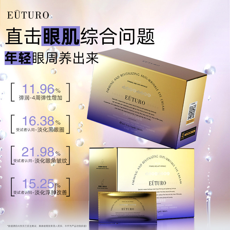 英国EUTURO紧塑焕颜抗皱眼霜紧致淡化黑眼圈细纹去眼袋咖啡因a醇5,淘宝优惠券,粉丝福利购,淘宝优惠卷