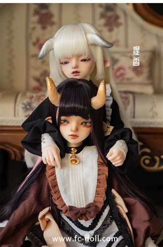 FairyCastle幻城人形 bjd四分女娃 定做  提香 半眠 FC娃社4分bjd - 图2