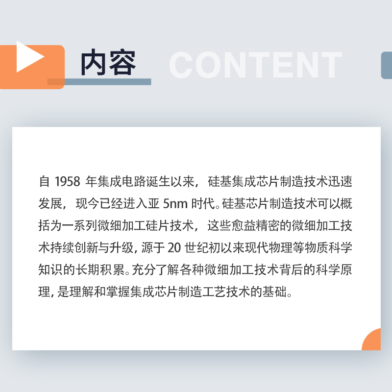 全2册 硅基集成芯片制造工艺原理+芯片风云 李炳宗 茹国平 屈新萍 蒋玉龙 复旦大学出版 复旦博学微电子系列硅基材料集成芯片制造