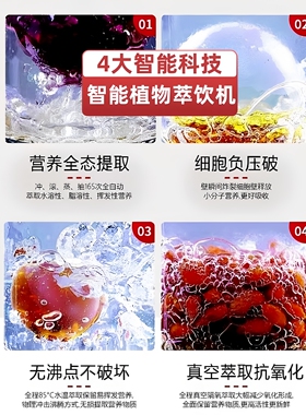 植物草本中药萃取机萃饮提取仪装置养生壶破壁熬药家用全自动浓缩