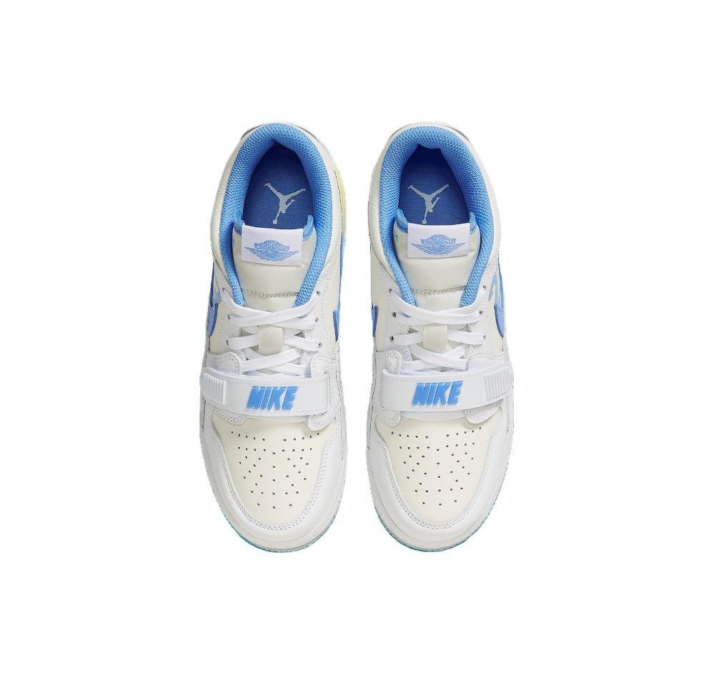 Air Jordan Legacy 312 Low减震耐磨 低帮篮球鞋复古蓝FJ7223-141 - 图3