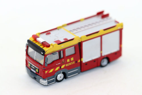 Tiny微影 1 76 MAN Rescue FSD 香港消防车模型 细抢电镀版限量 - 图3