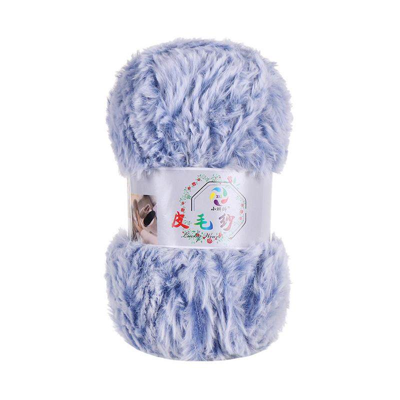 仿貂绒毛线编织羽毛纱围巾帽子皮毛纱钩织玩偶皮草线裘皮100g爆款,淘宝优惠券,粉丝福利购,淘宝优惠卷