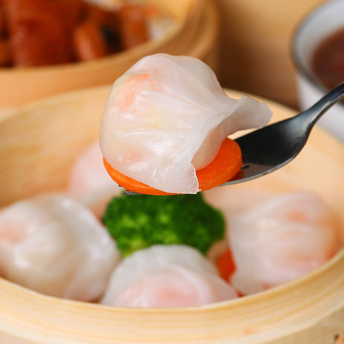 阿诺水晶虾饺皇广式点心港式早茶鲜虾仁饺子水饺速冻早餐煎饺 - 图2