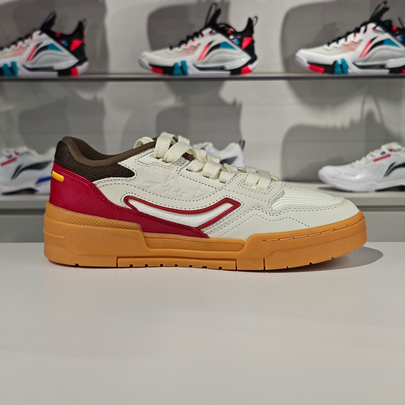 正品李宁001 BTC PREMIUM休闲鞋男子运动低帮板鞋耐磨舒适AGCT495 - 图0