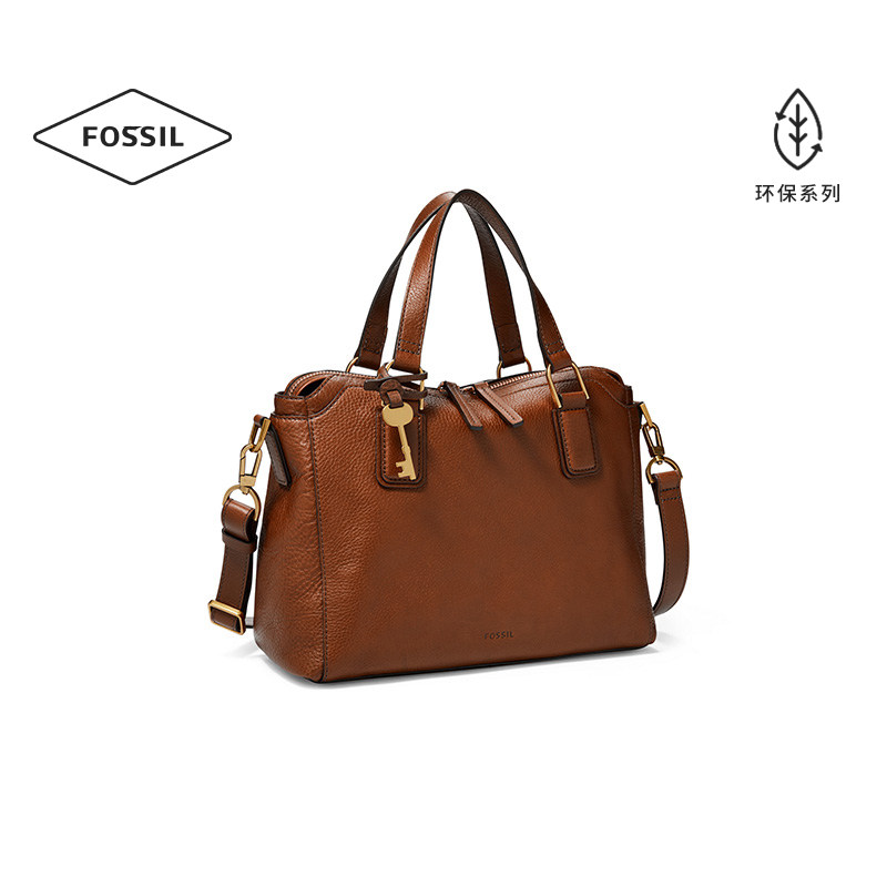 新年礼物fossil女大容量波士顿包 fossil箱包女士包袋