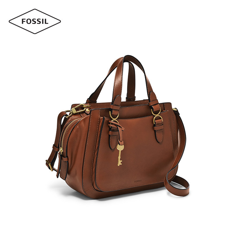 【新年礼物】fossil化石通勤水桶包 fossil箱包女士包袋