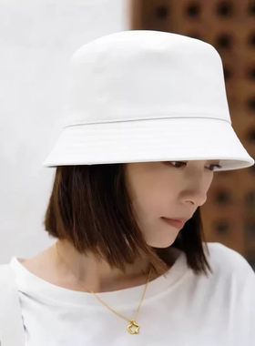 小头围纯棉春夏女遮脸渔夫帽