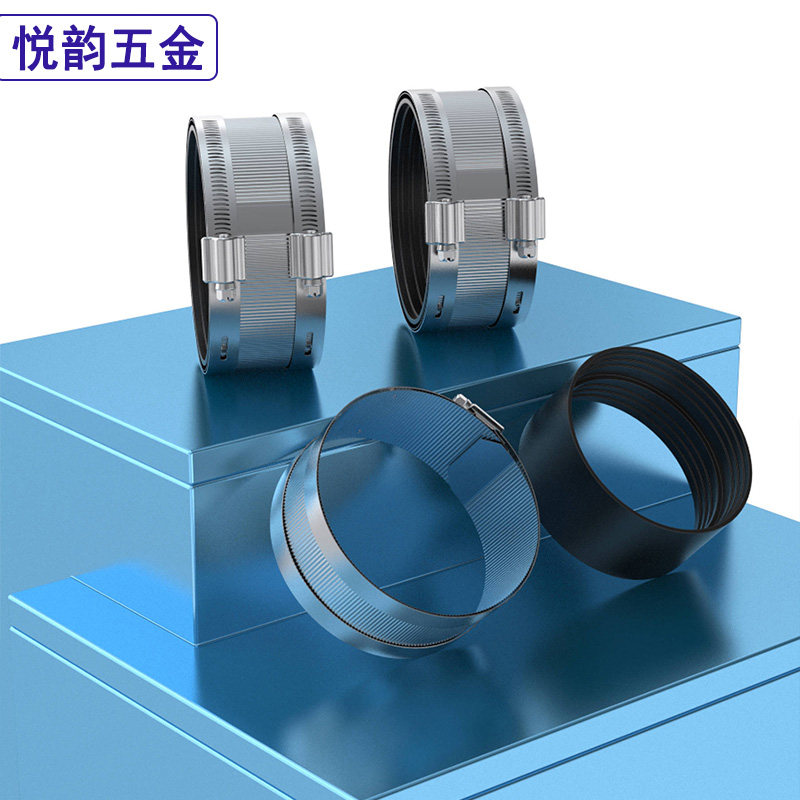 201/304不锈钢管束卡箍排水管卡箍抱箍PVC管卡箍喉箍2寸3寸4寸6寸