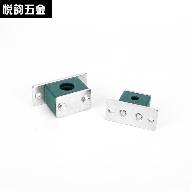 塑料管夹液压管卡轻型外带盖板左右带安装孔船用油管管夹6mm-89mm - 图2