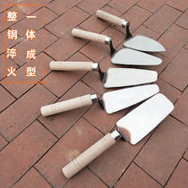  New mashed knife stainless steel petri dish knife integrated grey knife Alien grey shoving mud loggerset brick-and-mortar plate grey spoon dish