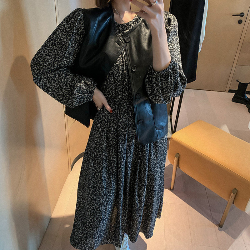 菡薇妮碎花2020初秋季新款连衣裙 菡薇妮连衣裙