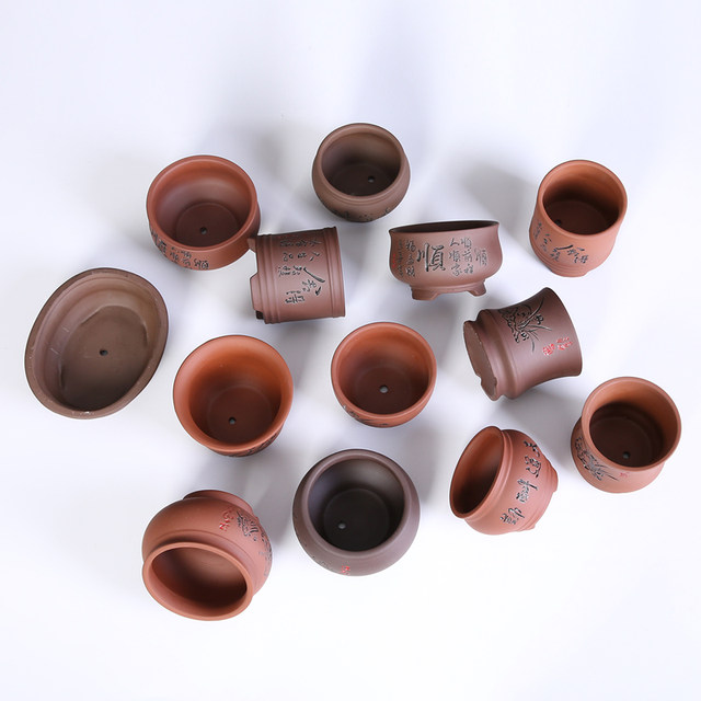 Ceramic Purple Clay Yixing Thumb Special Clearance Flower Pot