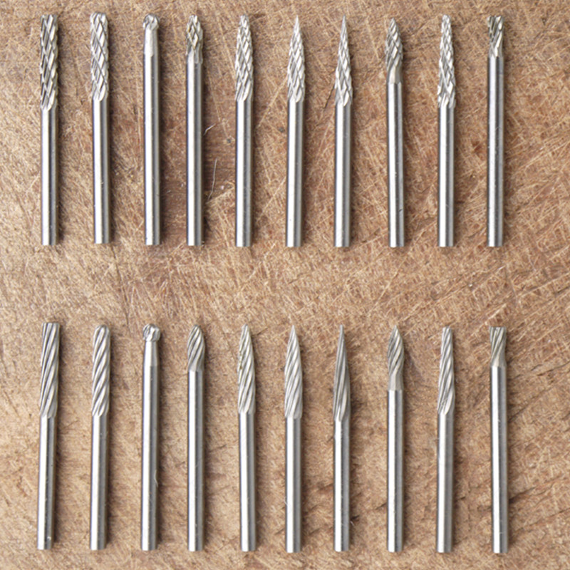 启牛3*3mm钨钢打磨头硬质合金旋转锉刀木工开槽雕刻铣刀单双槽刃,淘宝优惠券,粉丝福利购,淘宝优惠卷