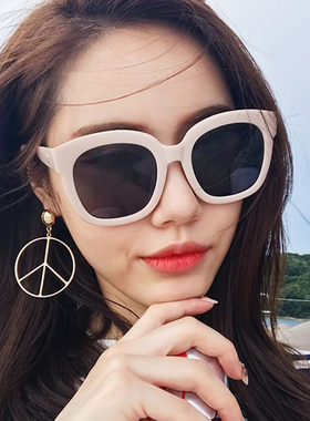 网红荐！偏光方框gm墨镜可配近视