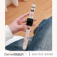 iserisewatch suitable for Apple Watch strap applewatchs10 generation summer women's model iWatch9 puppy embroidery s8 cute 41mm leather SE cartoon Ultra creative s6/7