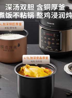 九阳5L双胆智能快煮电压力锅