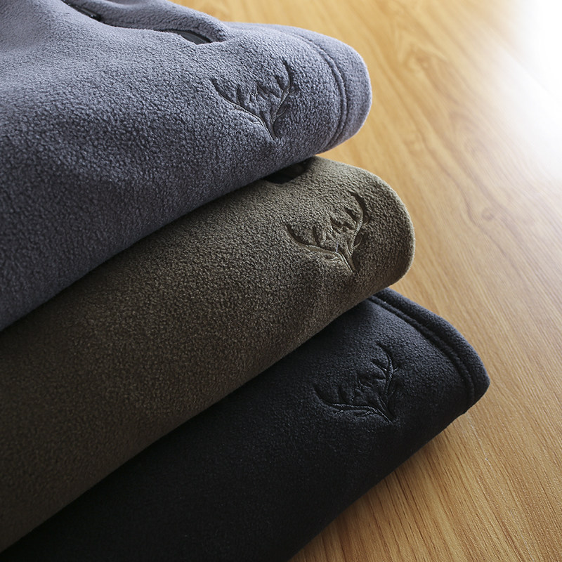 日单牛货！加绒加厚！外贸男装尾货冬季松紧腰口袋拉链摇粒绒卫裤,淘宝优惠券,粉丝福利购,淘宝优惠卷