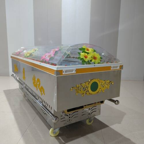 水晶棺手提冰棺冷藏冷冻棺冰尸柜冰床冰机棺材车载殡葬 - 图1