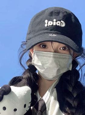 棒球帽子女韩系百搭大头围鸭舌帽