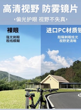 骑行眼镜户外日夜两用防风防雾自行车夜骑男女眼镜登山遮阳护目镜