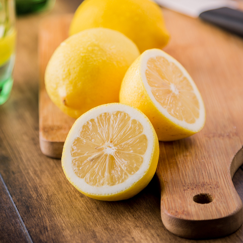 乐知果旗舰店四川安岳黄柠檬5斤大果新鲜当季水果现摘鲜批发包邮奶茶店大个果2